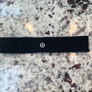 Lululemon Black Grip Headband